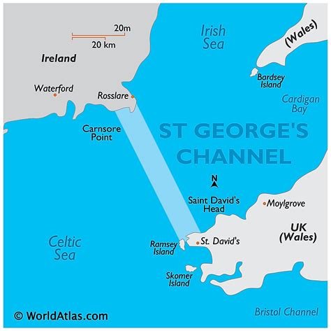 st george's channel pacific map